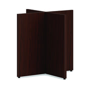 HON HLPLTBL48BASE Laminate X-Base, 30" Wide - Mahogany