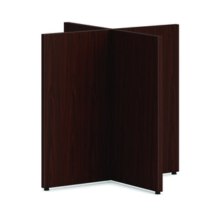 HON HLPLTBL48BASE Laminate X-Base, 30" Wide - Mahogany