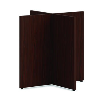 HON HLPLTBL48BASE Laminate X-Base, 30" Wide - Mahogany