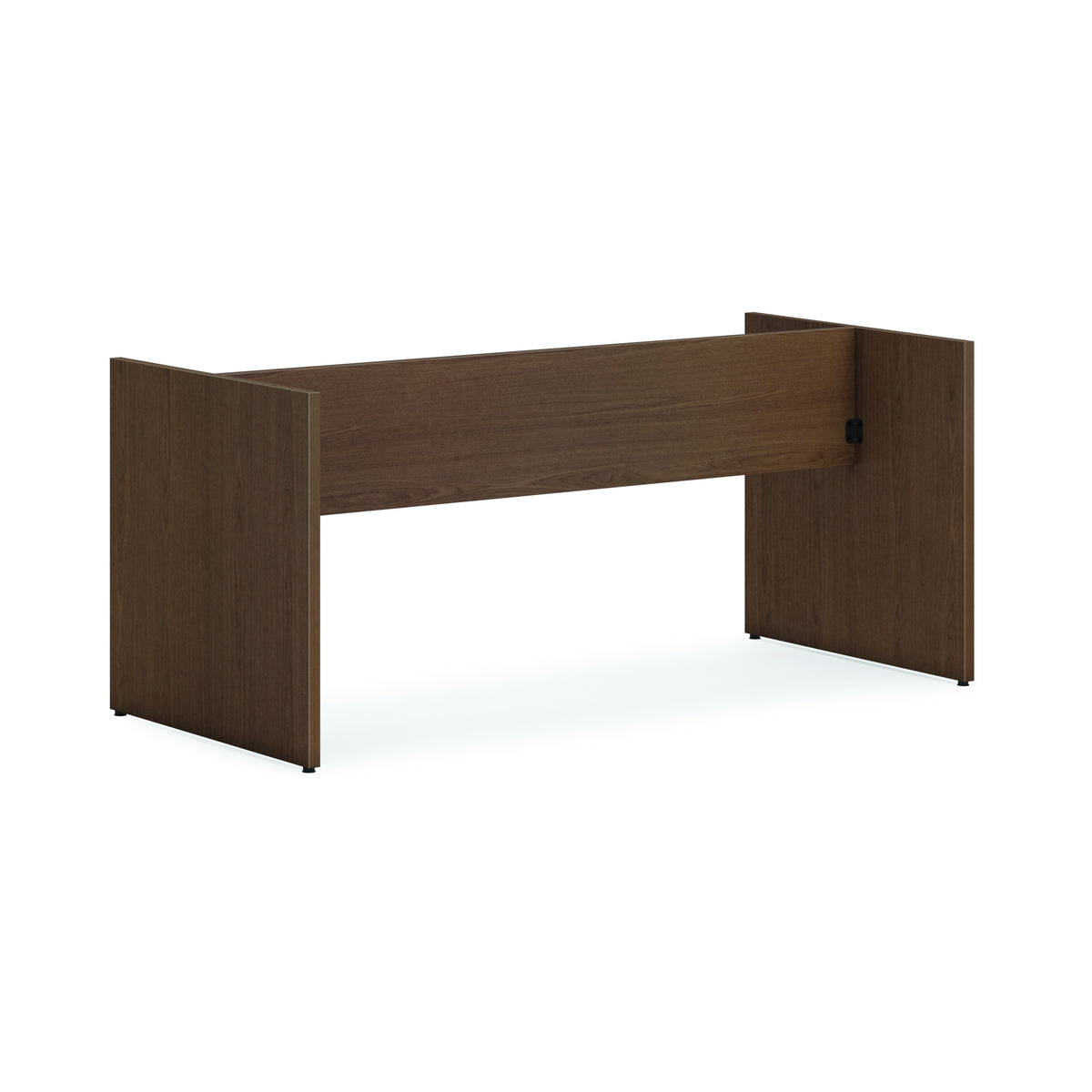 HON HLPLTBL96BASE Laminate Table Base, 63 1/2" Wide - Walnut