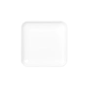 Elite Global Solutions M1325SQ Classics Melamine Platter, 13 1/4" x 13 1/4" - White