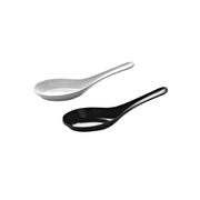 Elite Global Solutions 151-RT Zen Melamine Soup Spoon, 5 5/8" Long, 6/Case - White