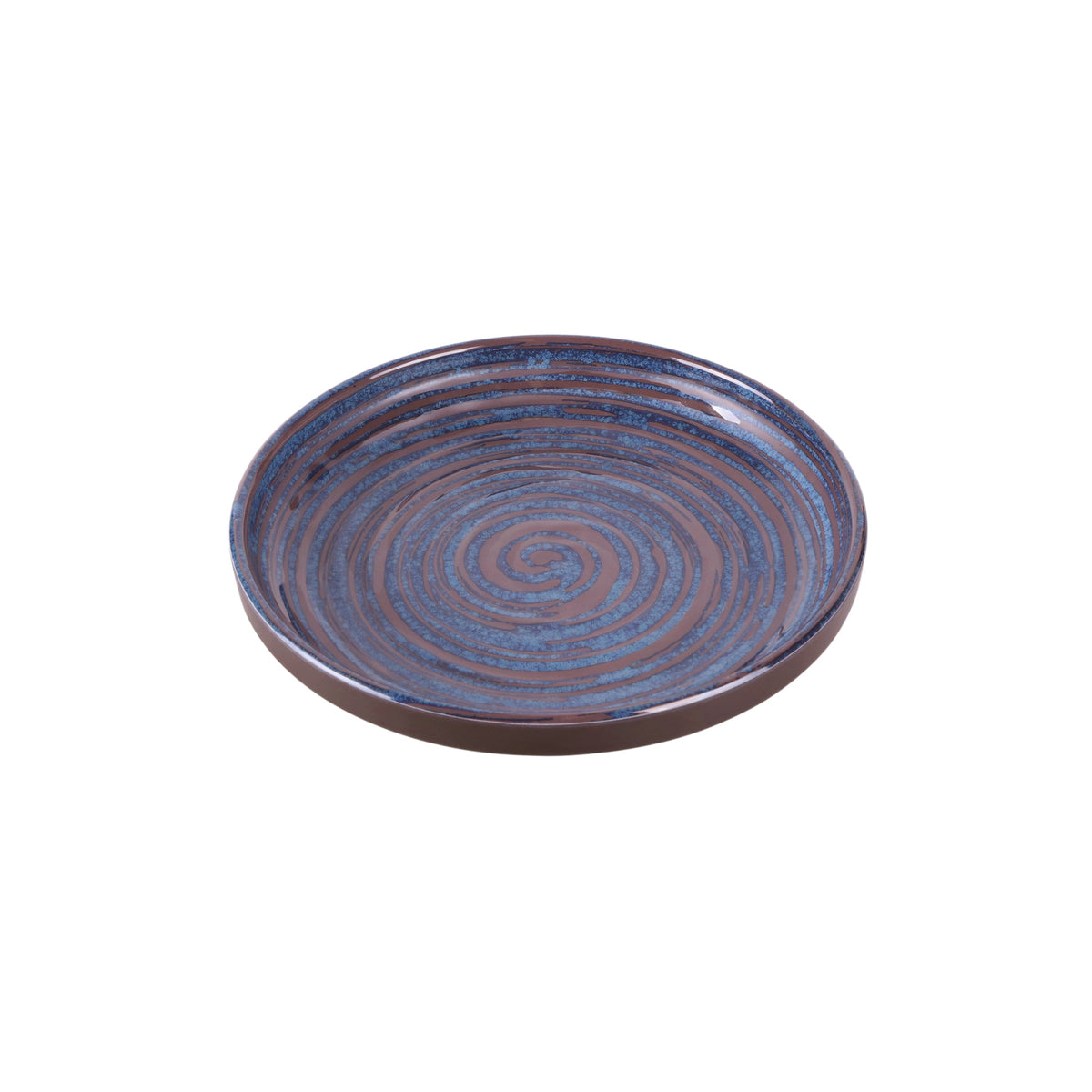 Elite Global Solutions B395099 Stardust Blue Melamine Plate, 9" Diameter, 6/Case - photo 2