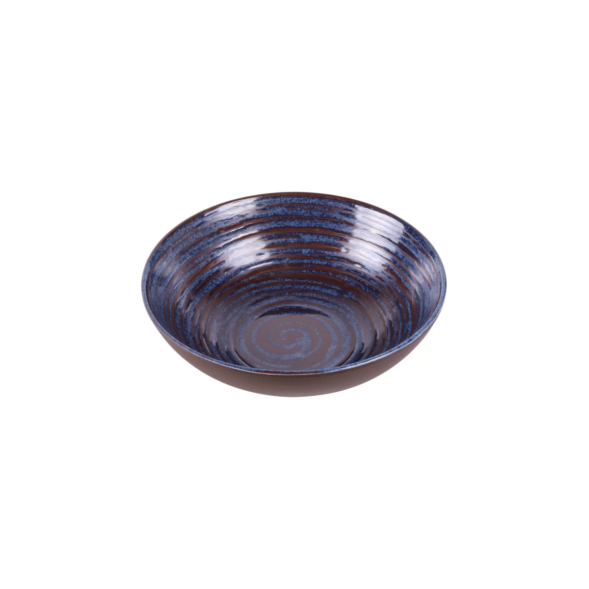Elite Global Solutions B400082 Stardust Melamine Bowl, 40 oz., 6/Case - Blue Brown