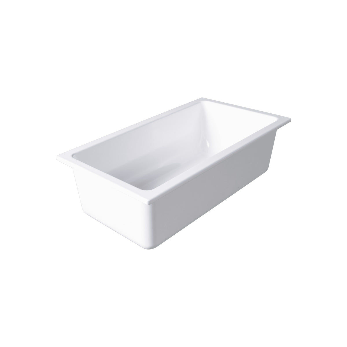 Elite Global Solutions B13125-W Modern American Melamine Food Pan, 1/3 Size, White - Default Title