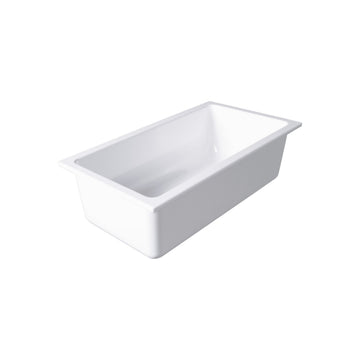 Elite Global Solutions B13125-W Modern American Melamine Food Pan, 1/3 Size, White - Default Title