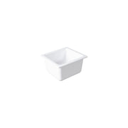 Elite Global Solutions B16375-W Modern American Melamine Food Pan, 1/6 Size, White - Default Title