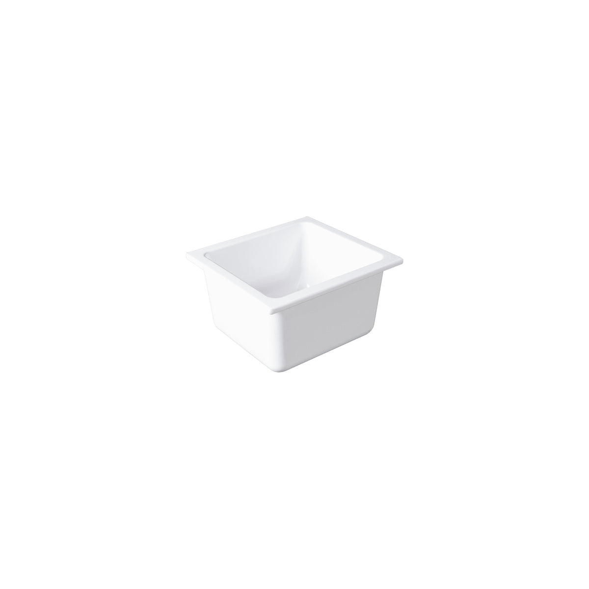 Elite Global Solutions B16375-W Modern American Melamine Food Pan, 1/6 Size, White - Default Title