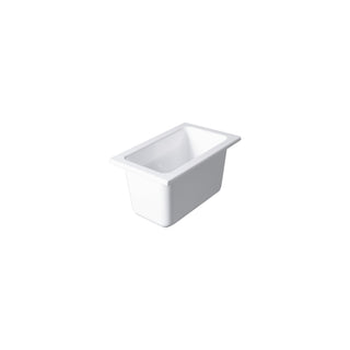 Elite Global Solutions B1974-W Modern American Melamine Food Pan, 1/9 Size, White - Default Title