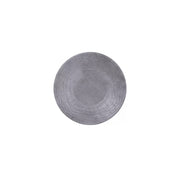 Elite Global Solutions B20294 Denali Black Melamine Plate, 8 1/2" Diameter, 6/Case - Gray