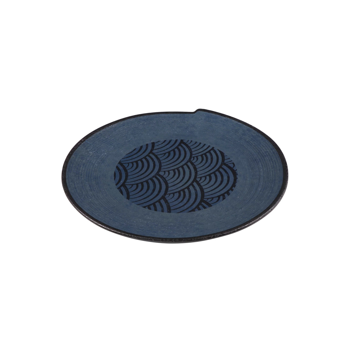 Elite Global Solutions B233106 Catalina Blue Melamine Plate, 10 5/8" Diameter, 6/Case - photo 2