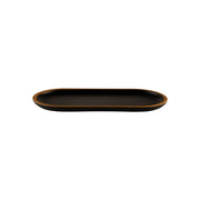 Elite Global Solutions B251127 Kobe Black Melamine Plate, 5 7/8" x 12 5/8", 6/Case - photo 2
