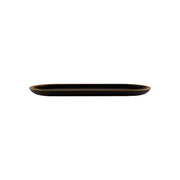 Elite Global Solutions B251127 Kobe Black Melamine Plate, 5 7/8" x 12 5/8", 6/Case - photo 3