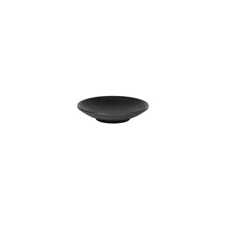 Elite Global Solutions B379060 Hermosa Black Melamine Plate, 1 1/4" High, 6/Case - Black