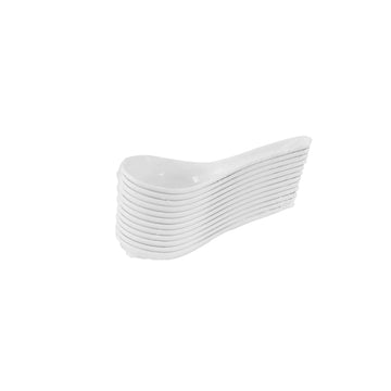 Elite Global Solutions B512-W Zen Melamine Spoon, 1 3/4" x 5 1/2", White, 12/Case - Default Title