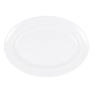 Elite Global Solutions D1014OV-AUB Urban Naturals Melamine Platter, 10 1/2" x 14 1/2", Brown, 6/Case - Default Title