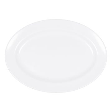 Elite Global Solutions D1014OV-LIZ Urban Naturals Melamine Platter, 10 1/2" x 14 1/2", Green, 6/Case - Default Title