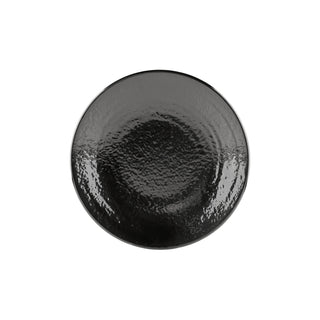 Elite Global Solutions D10RR Pebble Creek Melamine Plate, 10" Diameter, 6/Case - Black