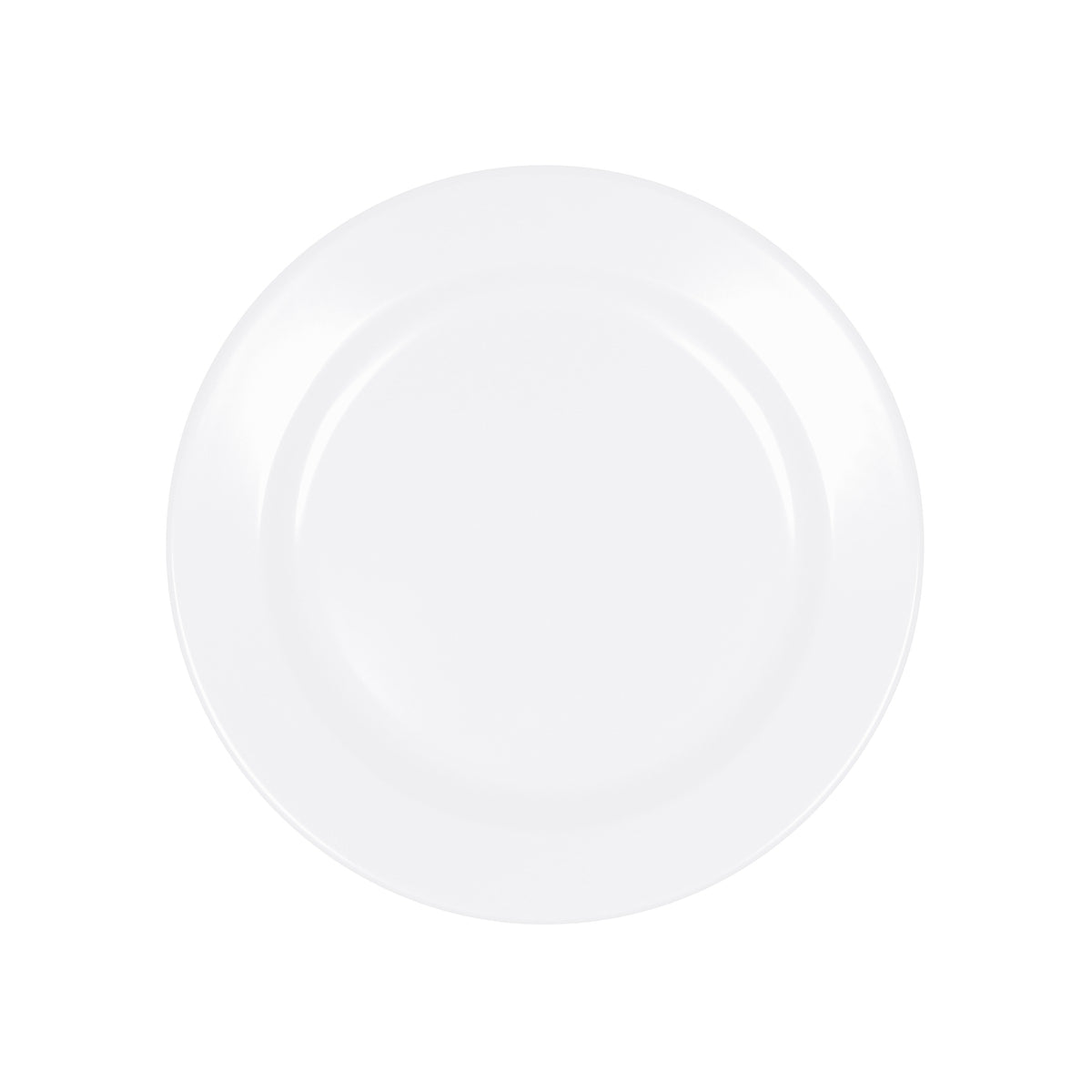 Elite Global Solutions Merced Melamine Plate, White, 6/Case - 11 3/4"