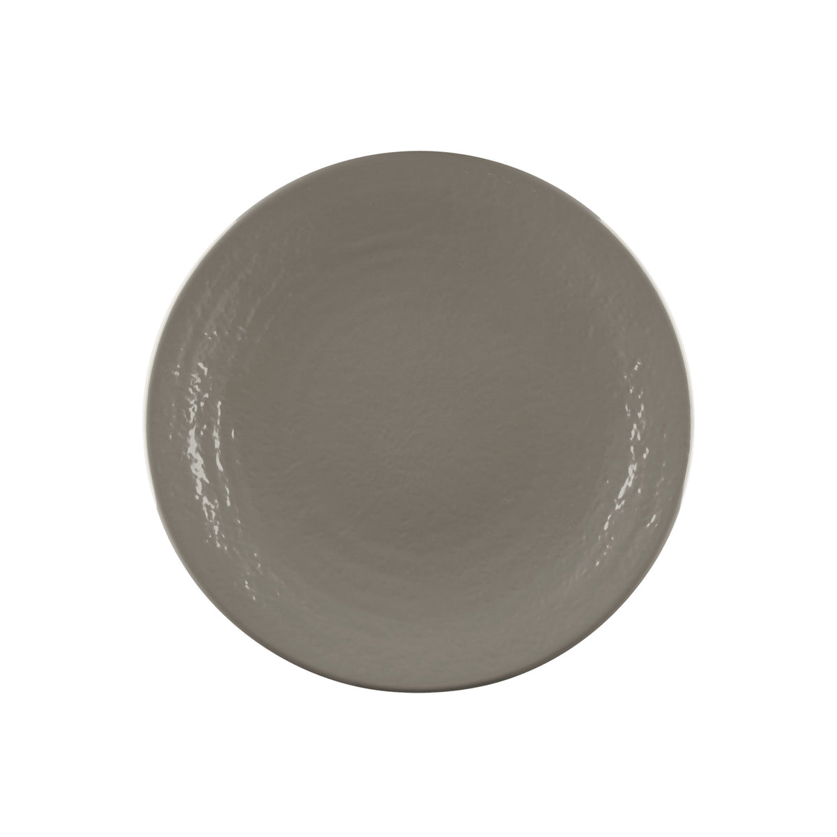 Elite Global Solutions D117RR-MR Pebble Creek Melamine Plate, 11 7/8" Diameter, Gray, 6/Case - Default Title