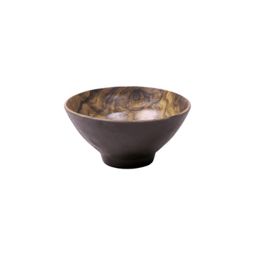 Elite Global Solutions Sequoia Melamine Bowl, Brown, 6/Case - 9 oz.
