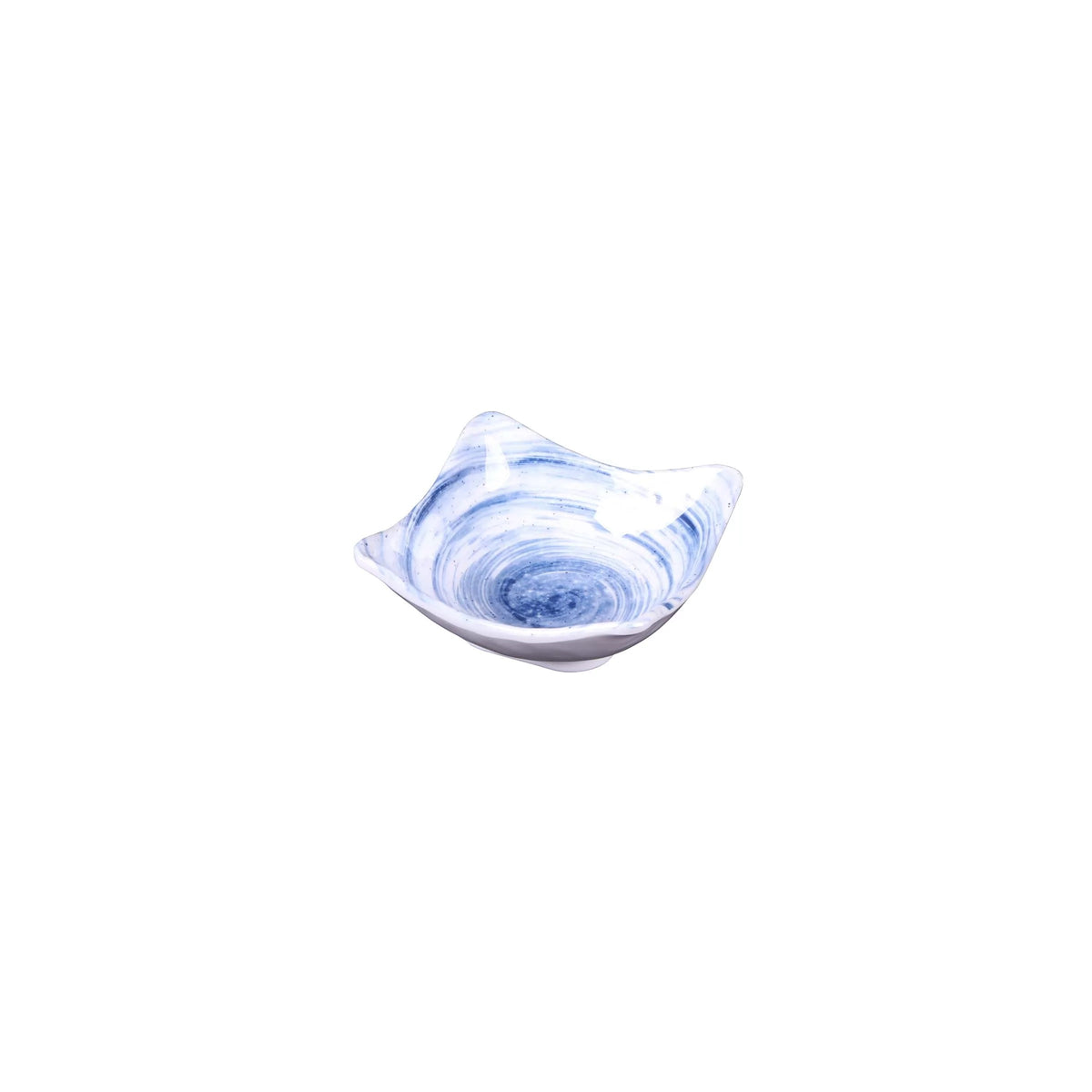 Elite Global Solutions D52SQ Van Gogh Melamine Bowl, 9 oz., 6/Case - Blue