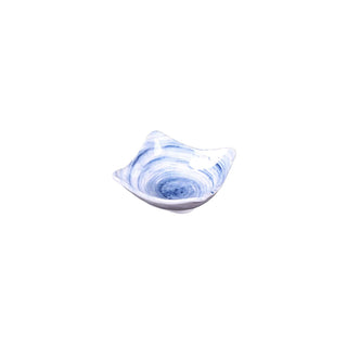 Elite Global Solutions D52SQ Van Gogh Melamine Bowl, 9 oz., 6/Case - Blue