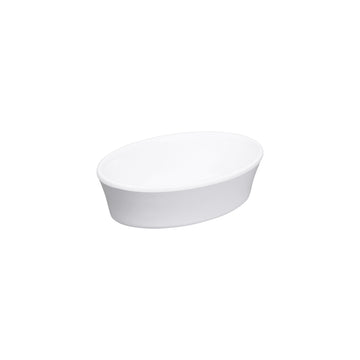 Elite Global Solutions D54OV-W Merced Melamine Baker Dish, 6 oz., White, 6/Case - Default Title