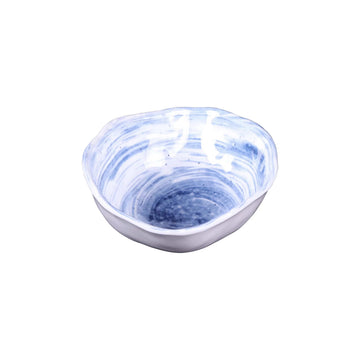 Elite Global Solutions Van Gogh Melamine Bowl, Blue, 6/Case - 28 oz.