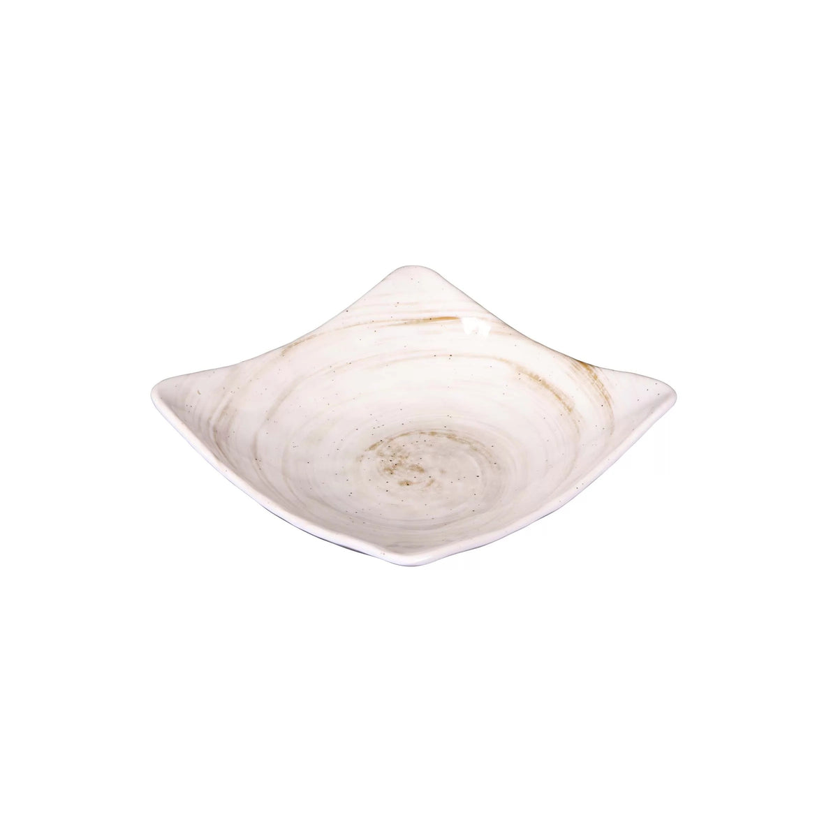 Elite Global Solutions D92SQ Van Gogh Melamine Bowl, 44 oz., 6/Case - Beige