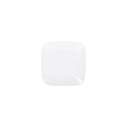 Elite Global Solutions Radius White Melamine Plate, 6/Case - 8 1/4"