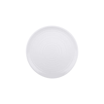 Elite Global Solutions Swirl Melamine Plate, White, 6/Case - 9"
