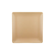 Elite Global Solutions ECO1010SQ Greenovations Black Melamine Plate, 10" x 10", 6/Case - Brown