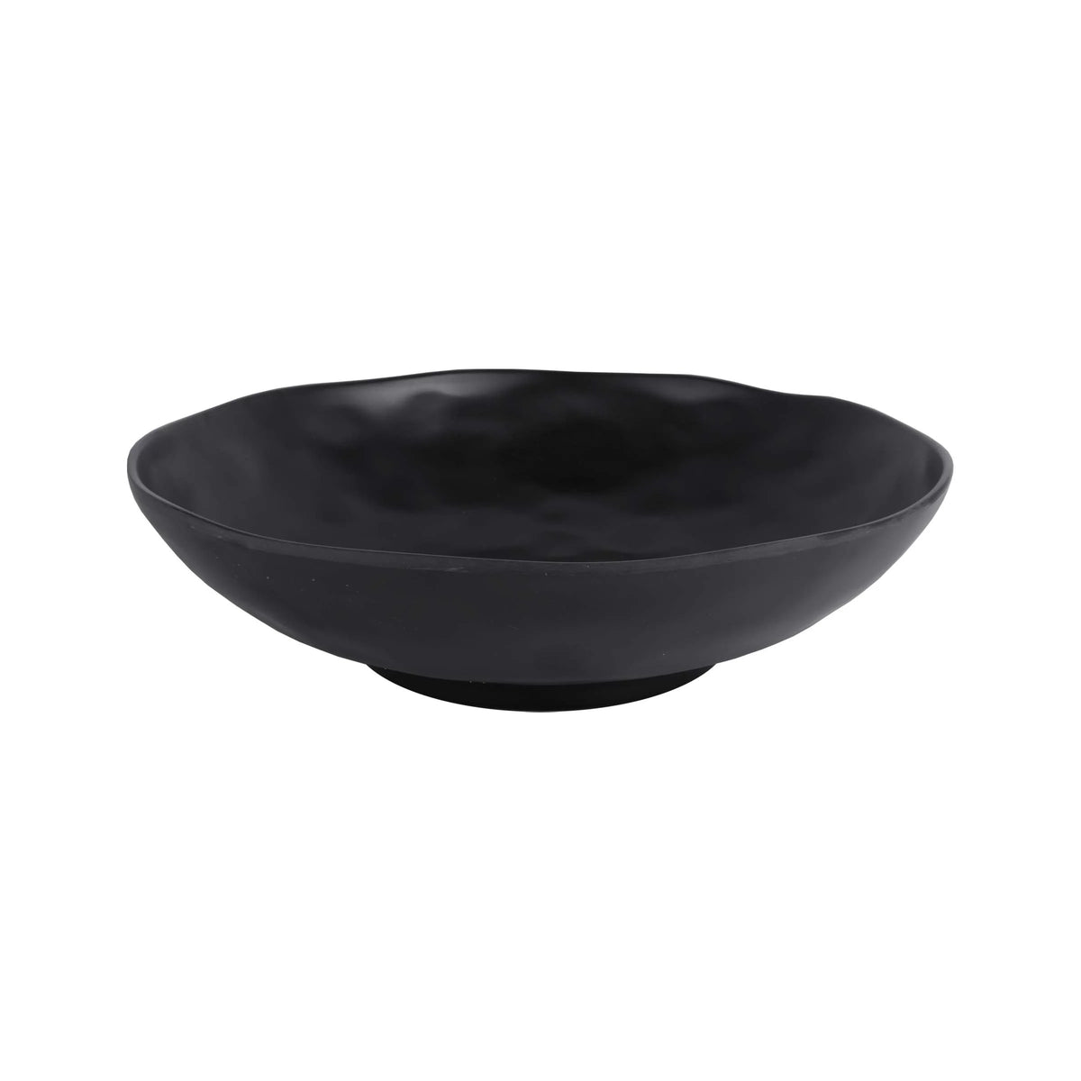 Elite Global Solutions JW1012 Zen Melamine Bowl, 97 oz., 6/Case - Black