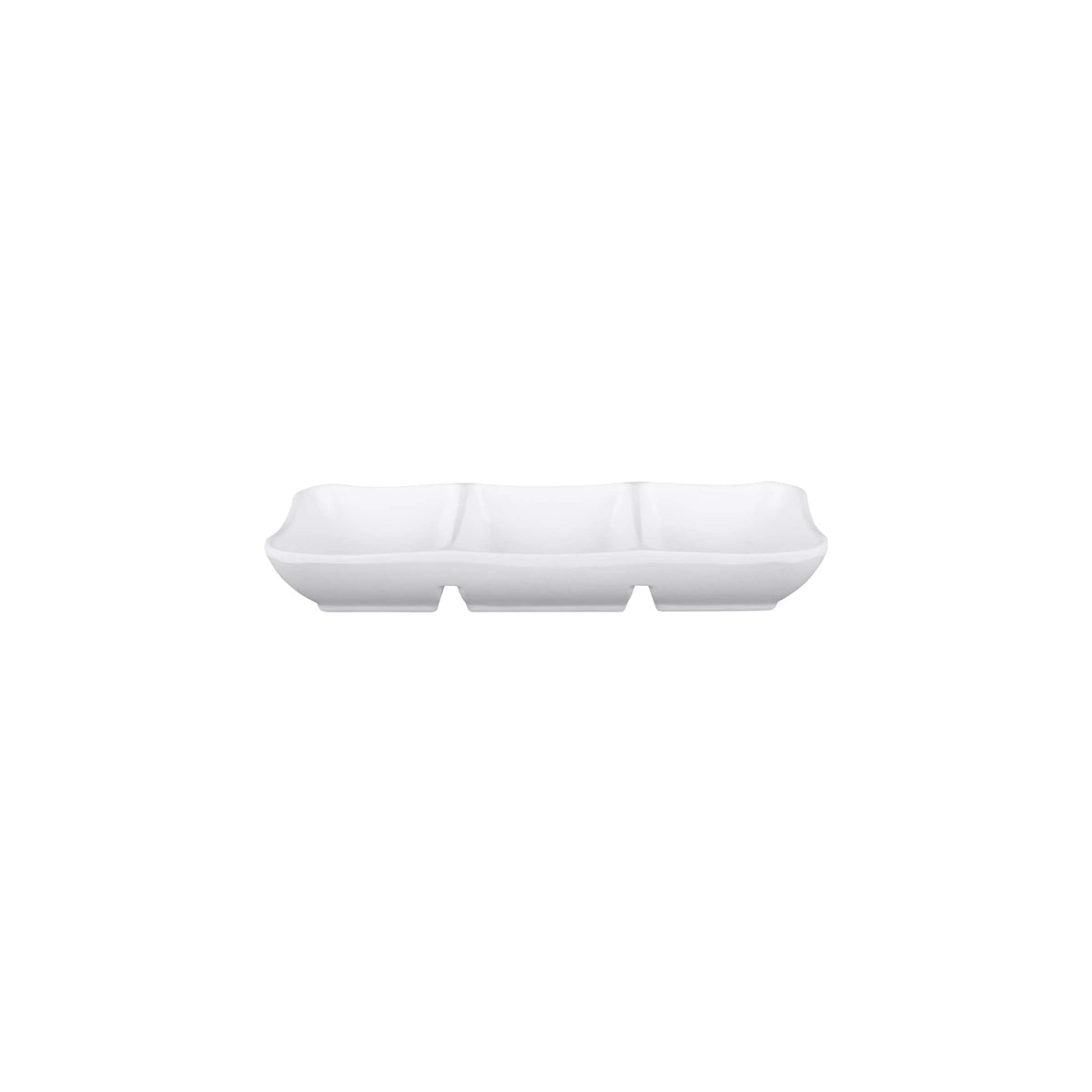 Elite Global Solutions JW2071 Zen Melamine Tray, 3 1/4" x 7 5/8", 6/Case - White