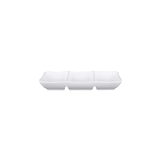 Elite Global Solutions JW2071 Zen Melamine Tray, 3 1/4" x 7 5/8", 6/Case - White