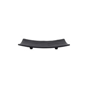Elite Global Solutions JW5409 Zen Melamine Tray, 4 3/4" x 8 5/8", 6/Case - Black
