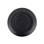 Elite Global Solutions Zen Black Melamine Plate, 6/Case - 10 1/8"