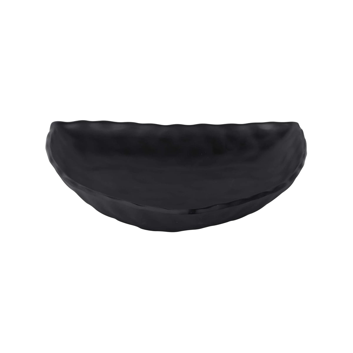 Elite Global Solutions JW7012 Zen Melamine Platter, 32 oz., 6/Case - Black