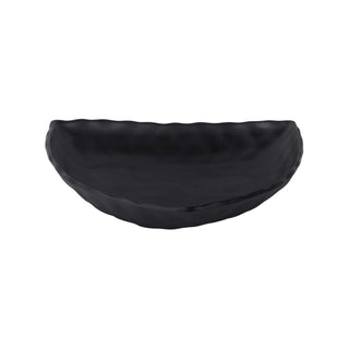 Elite Global Solutions JW7012 Zen Melamine Platter, 32 oz., 6/Case - Black