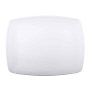 Elite Global Solutions JW7315 Zen Melamine Platter, 11 3/8" x 14 7/8", 6/Case - White