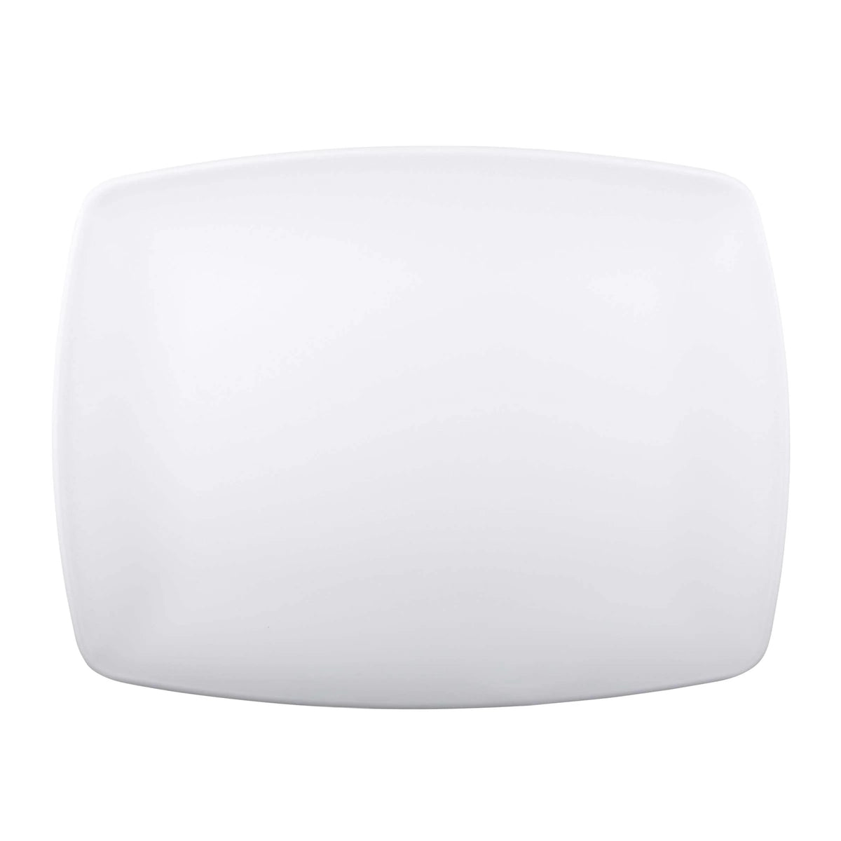 Elite Global Solutions JW7315 Zen Melamine Platter, 11 3/8" x 14 7/8", 6/Case - White