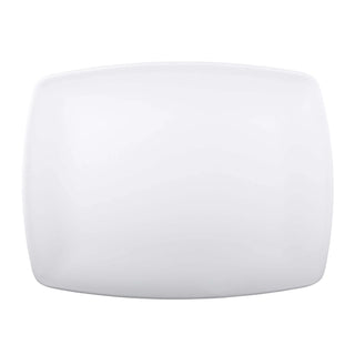 Elite Global Solutions JW7315 Zen Melamine Platter, 11 3/8" x 14 7/8", 6/Case - White