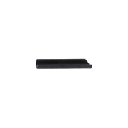 Elite Global Solutions JWTR07 Zen Black Melamine Plate, 1 3/4" x 6 11/16", 6/Case - Black