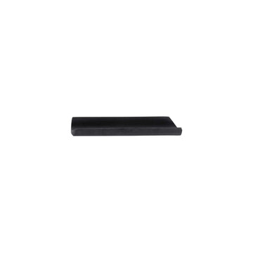 Elite Global Solutions JWTR07 Zen Black Melamine Plate, 1 3/4" x 6 11/16", 6/Case - Black