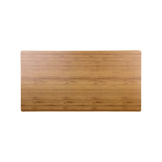 Elite Global Solutions M1020 Fo Slate Melamine Serving Board, 10" x 20" - Bamboo Faux Wood Wood