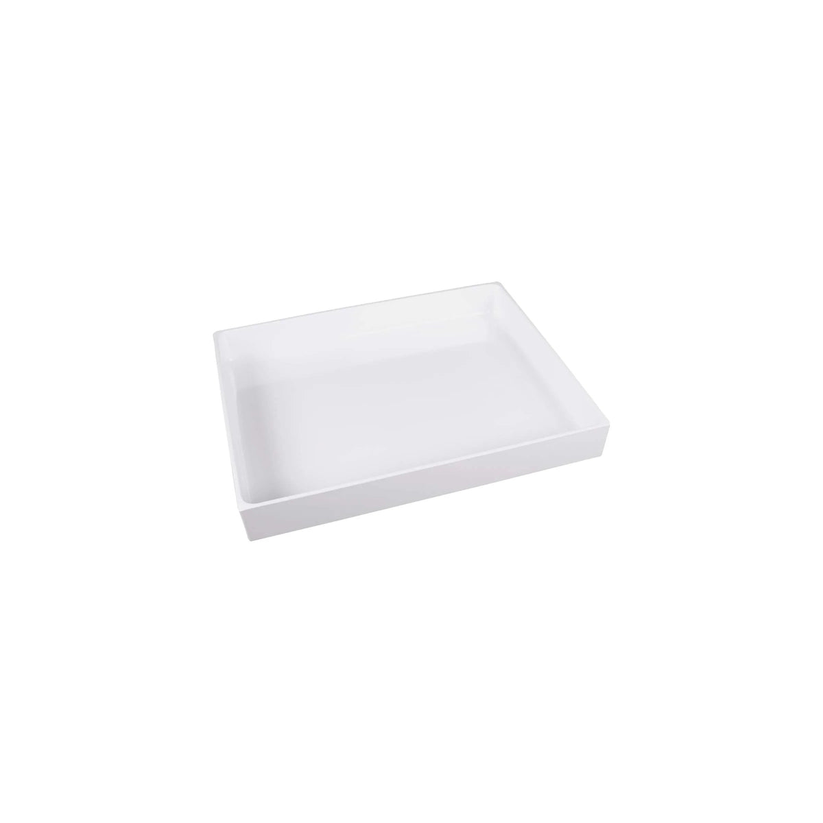 Elite Global Solutions M12152 Modern European Melamine Food Pan, 12" x 15" - White