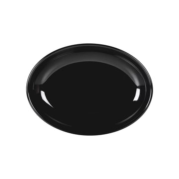 Elite Global Solutions M1216OV Classics Melamine Platter, 12" x 16" - Black