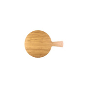 Elite Global Solutions M12RW Fo Slate Melamine Serving Board, 12" Diameter - Bamboo Faux Wood Wood