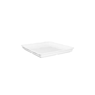 Elite Global Solutions The Edge Melamine Tray, White - 13" x 14" x 1 5/8"